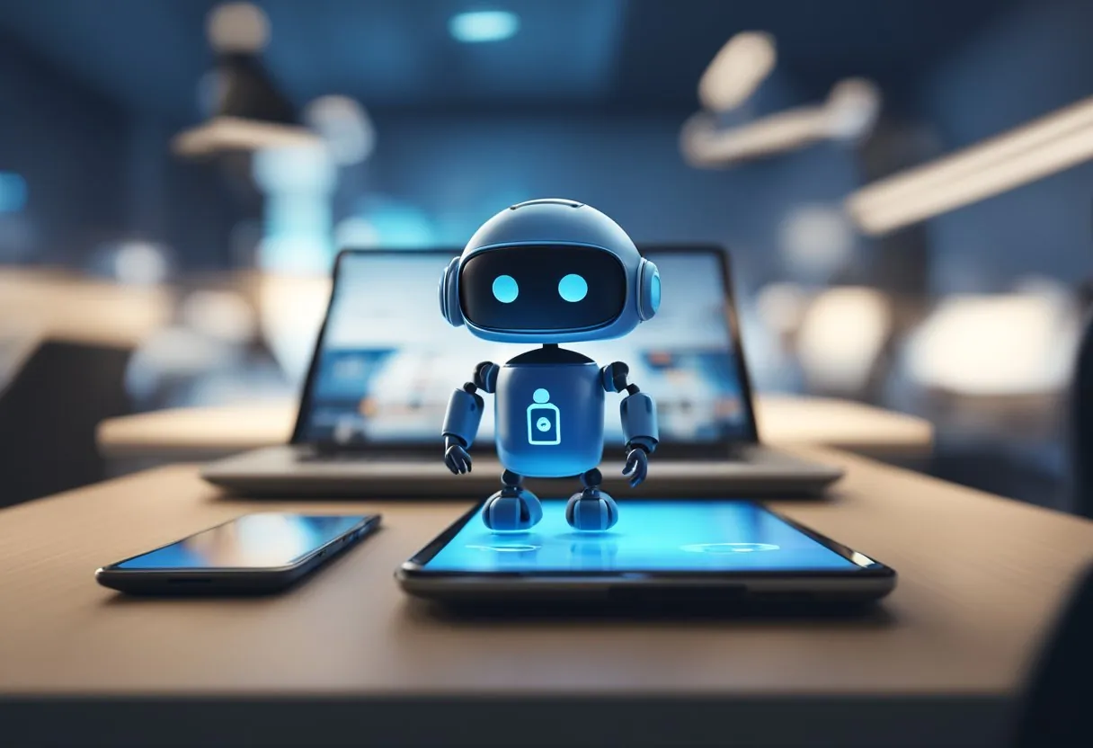 Hostaan robot builds WordPress site on mobile device