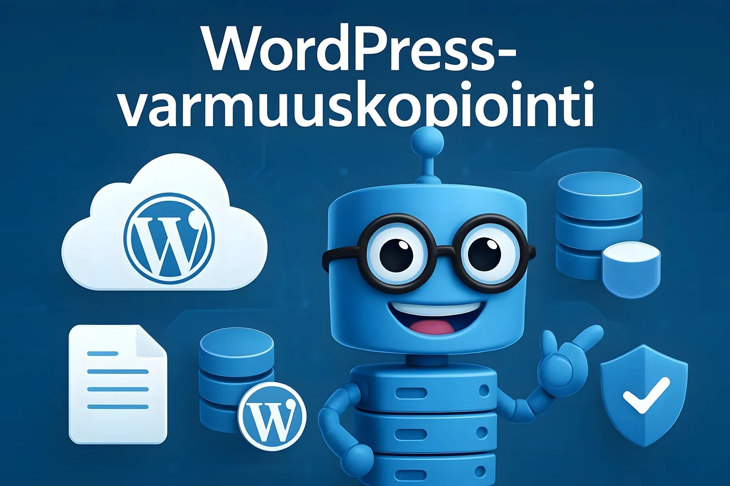 Frequently asked about WordPress backups - Hostaan robot teaches backup basics