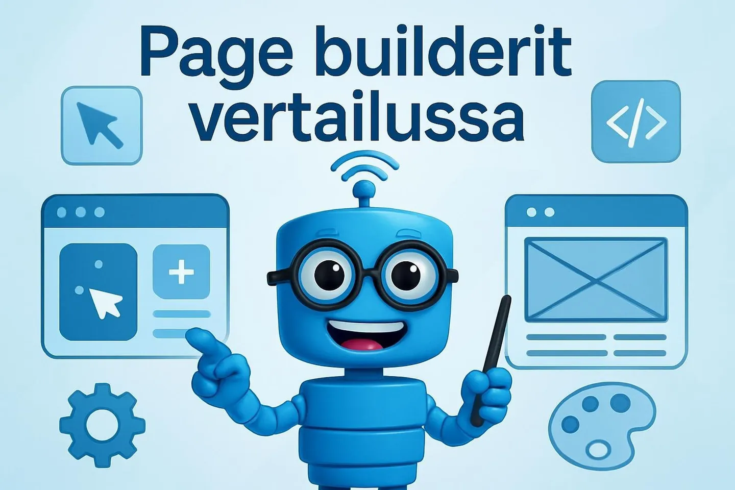 Hostaan robot compares different WordPress page builders
