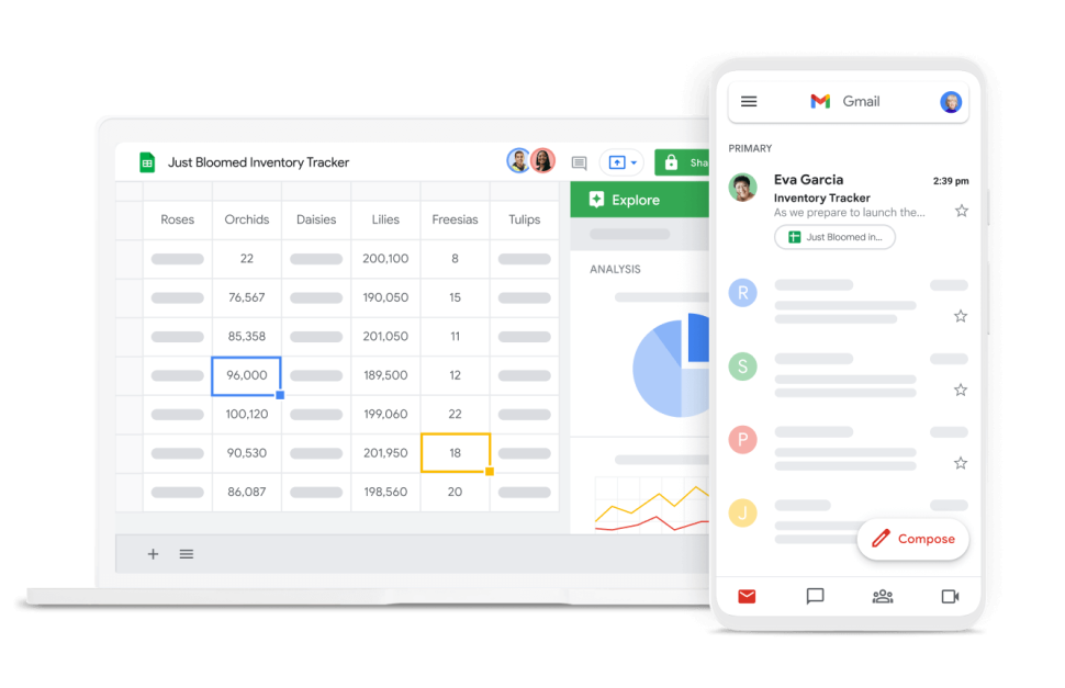 Gmail & Sheets